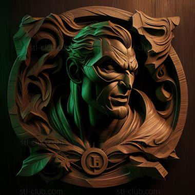 3D модель Игра Зеленый Фонарь Восстание охотников за людьми (STL)